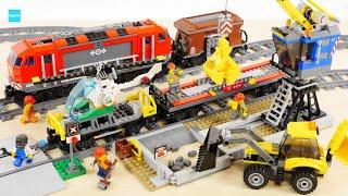 LEGO City Heavy-Haul Train 60098 Speed Build & Review