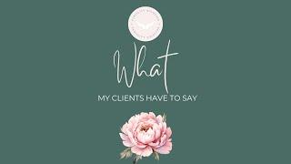 What my clients have to say