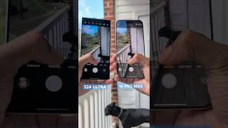 iPhone 16 Pro Max VS S24 Ultra MAX Camera Zoom Test!