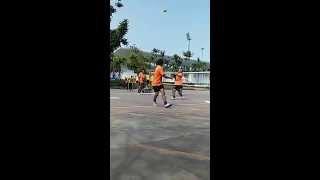 Volley during Soccer/Volleyball game