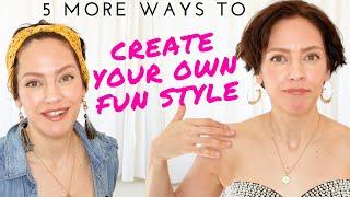 Unleash your personal style: Dressing creatively, funky, artsy style