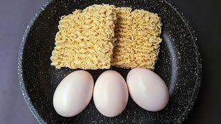 Cook Noodles & Eggs This Way The Result is Amazing/ 5 Mnts Easy and Delicious Recipe