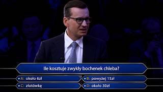 MORAWIECKI wystąpił w MILIONERACH