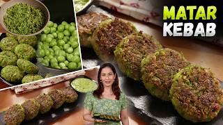 Matar Ke Kabab Recipe - हरे मटर के कबाब | Hara Bahra Kabab | Kebab Recipe | Green Peas Recipe