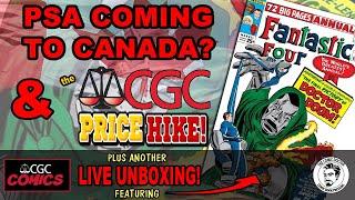 IS PSA COMING TO TORONTO?  PLUS TWO CGC BOXES TO SHARE!