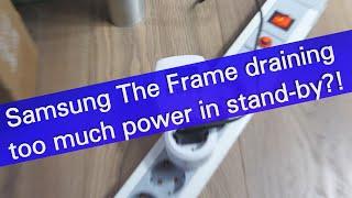 8 watt standby power consumption of Samsung The Frame TV - normal or anomaly?