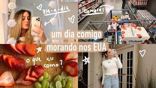 UM DIA COMIGO MORANDO NOS EUA | Walmart, dieta gluten free, rotina, etc.