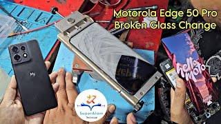 Motorola Edge 50 Pro Broken Front Glass Restoration | Motorola Edge 50 Pro Glass Change