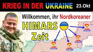 23.OKTOBER: AUSGELÖSCHT AN TAG 1 - Ukrainer TREFFEN NORDKOREANISCHE BASIS | Ukraine-Krieg