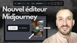 Midjourney :  Nouvelle Fonctionnalité Éditeur (pour Contrer FLUX ?)