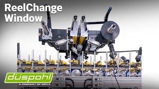 ReelChange Window - easy-to-use reel changing system for profile wrappers