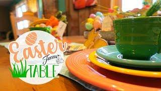 Easter Tablescape | Fiestaware | Decorate With Me!