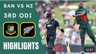 Bangladesh vs New Zealand 3rd ODI Full Highlights 2023   Ban vs NZ