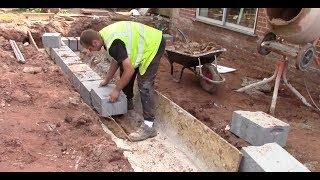 How to do a foundation for a small extension