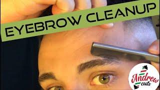 •SATISFYING EYEBROW CLEANUP• How To Clean Up Your Eyebrows at Home