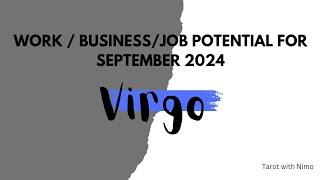 VIRGO SEPTEMBER -  WHAT CAN U EXPECT TO HAPPEN IN YOUR PROFESSIONAL LIFE     🪙 