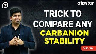 Carbanion stability order Trick | Organic Chemistry | IIT JEE & NEET | Vineet Khatri Sir | ATP STAR