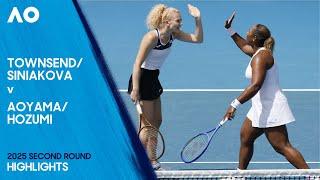 Townsend/Siniakova v Aoyama/Hozumi Highlights | Australian Open 2025 Second Round