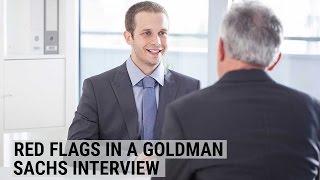 This behavior could kill your chances in a Goldman Sachs interview