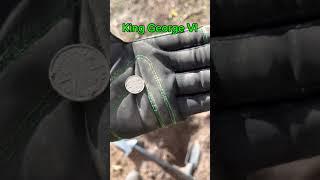 Tiny Silver Coin from 1943!  It was deep down in a hole! #metaldetecting #silvercollector #coins