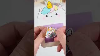 아코니 떡메 만들기! unicorn Mini Memo Pad #shorts #diy