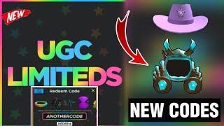 NEW WORKINGREDEEM CODES FOR UGC LIMITED CODES 2024 - UGC LIMITED CODES ROBLOX 2024