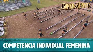 Competencia individual femenina ¿Quién es la ganadora y la amenazada? | ¿Ganar o Servir? | Canal 13