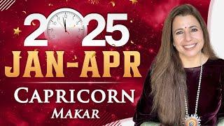  2025 Jan - Apr Capricorn (Makar) Horoscope | मकर राशि जनवरी - अप्रैल 2025 राशिफल | Tarot Reading