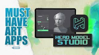 MUST HAVE ART APPS - Head Model Studio #howtodraw #headdrawing #fineart #comicart