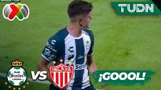 ¡Jiménez saca el triunfo en el último minuto! | Santos 3-2 Necaxa | Liga Mx -AP2024 - J6 | TUDN