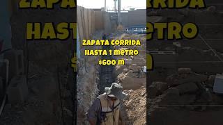 Esto te cobran los Albañiles por hacer cimientos #construccion #ingenieria #arquitectura #shorts