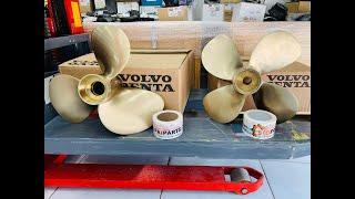 VOLVO PENTA G4, G5, G6, G7 DUOPROP 22898644 PROPELLER KIT