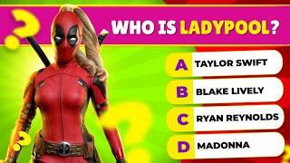 DEADPOOL & WOLVERINE - Quiz [Marvel and DC quiz, ryan reynolds, hugh jackman, guess the film]