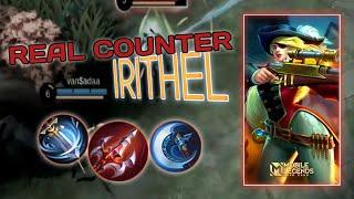 COUNTER IRITHEL SETELAH REVAMP - GAMEPLAY LESLEY - Mobile Legends Indonesia