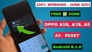 2023 Method:- OPPO A3s, A5s, A5, A9 Hard Reset - Password Unlock (Without Pc) Pin Lock Remove