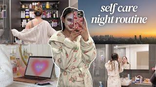 my self care night routine: my hair care and skincare & more!