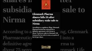 Glenmark Pharma Share News