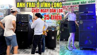 ANH TRAI Ở VĨNH LONG CHỐT NGAY VÀ LUÔN DÀN LOA PN 4545 Pro + 1 loa Aray 30 trọn bộ 25 triệu #loakeo