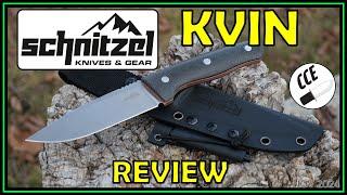 Complete Review of the Schnitzel Kvin - EASILY my Favourite sub $100(USD) Survival Fixed Blade Knife