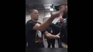 Nate Diaz Stockton slaps journalist for talking shit about Nick Maximov #shorts #natediaz #fullsend