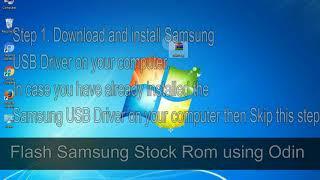 How to Samsung Galaxy Tab 3 SM T210R Firmware Update (Fix ROM)