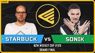 WC3 - [HU] Starbuck vs Sonik [NE] - Grandfinal - B2W Weekly Cup #125