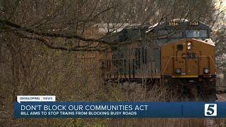 House proposes bill to end blocked railroad crossings