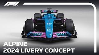 2024 Alpine 'BWT' Livery Concept | Showroom Showcase | F1 2024 Concept | Stefan Clift