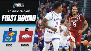 Arkansas vs. Kansas - First round NCAA tournament extended highlights