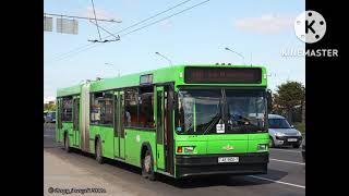 информатор автобусного маршрута 100 (схема на декабрь 2022) озвучка (Крапиневич)