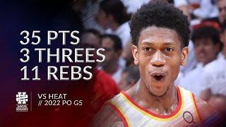 DeAndre Hunter 35 pts 3 threes 11 rebs vs Heat 2022 PO G5