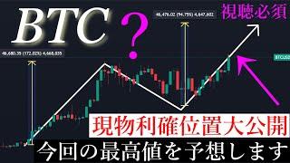 11/8️「天井は近い。今回のバブル相場の明確な利確位置を解説します」ビットコイン分析