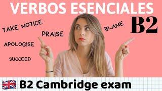 10 VERBOS PARA APROBAR EL B2 FIRST CAMBRIDGE