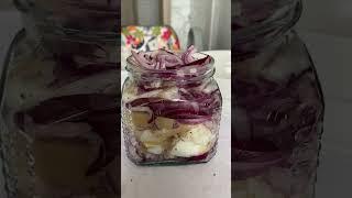 Сало с луком. Уксус+вода #food